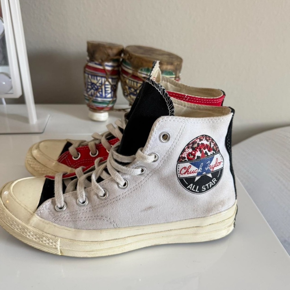 Converse Chuck Taylor All Star High-Tops in White and Black
